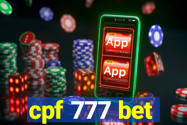 cpf 777 bet